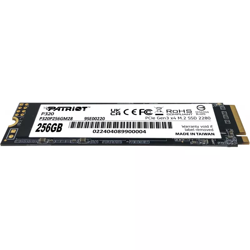 SSD-Laufwerk Patriot P320 256 GB M.2 2280 PCIe 3.0 x4 NVMe