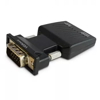 SAVIO CL-145 VGA-zu-HDMI-Konverter, Audio, Full HD, Schwarz