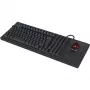 Kabelgebundene mechanische Full-Size-Tastatur KeySonic KSK-8202ELU-T (DE) — USB, deutsches Layout, Schwarz