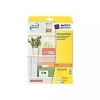 Avery Zweckform Universal - Etiketten - Weiß - 70 x 36 mm - 240 Etikett(en) (10 Blatt x 24) - (6122)