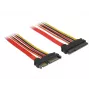 SATA-Kabel DeLOCK 84917 0,1 m SATA 22-polig Orange Rot Gelb