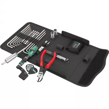 Gitarrenwerkzeug-Set 9100 Kraftform kompakt, 27-teilig (schwarz)
