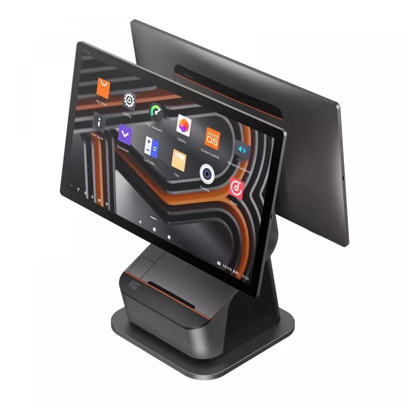 Kundendisplay SUNMI T3 Pro / T3 Pro Max 39,6 cm (15,6 Zoll) FHD NFC USB – Sekundärer 15,6-Zoll-FHD-Kundenbildschirm