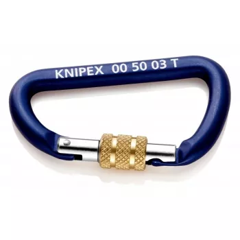 Locking carabiner Knipex 00 50 03 T BK