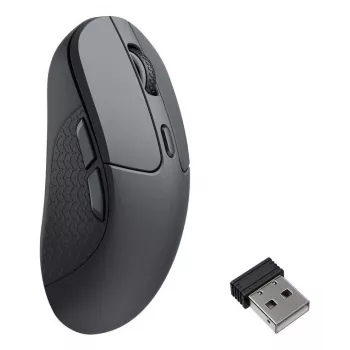 Beidhändige kabellose Maus Keychron M3-A23 — Bluetooth + USB-C, Track-on-Glass (TOG), 30000 DPI, 5 Tasten, schwarz