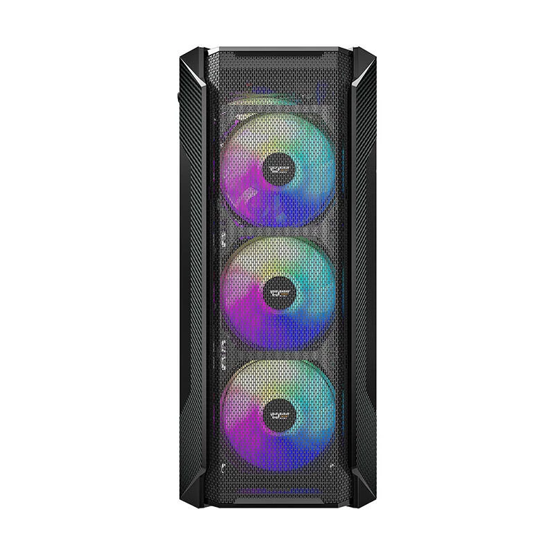 Darkflash LEO Computergehäuse (schwarz)