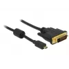 Videokabel-Adapter DeLOCK 83585 Micro-HDMI auf DVI-D 1m