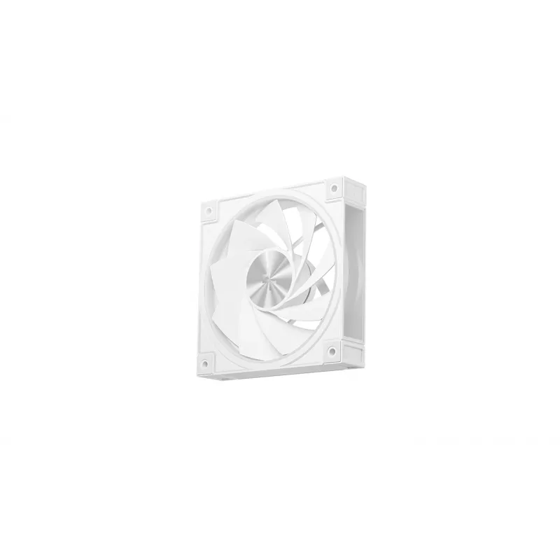 PC-Gehäuse DeepCool CG580 4F V2 Midi Tower Weiß — ATX, Hartglas, 3x120-mm-Seitenlüfter, 360-mm-Seitenradiator-Unterstützung