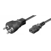 Microconnect PE1204100R Stromkabel Schwarz 10 m IEC 320 Kaltgerätestecker C13