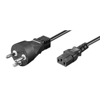 Microconnect PE1204100R Stromkabel Schwarz 10 m IEC 320 Kaltgerätestecker C13