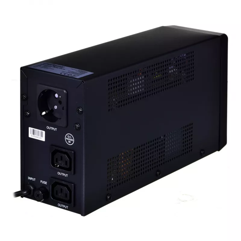 USV ENERGENIE EG-UPS-031 Line-Interactive 0,65 kVA 390 W 2x C13-Ausgänge, 7 Ah VRLA