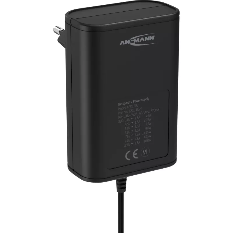 Ladegerät Ansmann APS 1500 Universal Schwarz