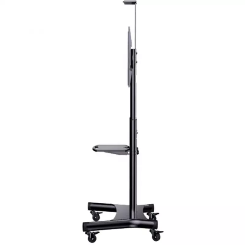HAGOR HP Twin Stand HD - Rollwagen - für Flachbildschirm / AV-Equipment - Schwarz - Bildschirmgröße: 140-213 cm (55-84) - Befestigungsschnittstelle: bis 800 x 500 mm (8210)