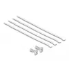 DeLOCK 10 Zoll Patch Panel, 8 Port, Kat.6A, 0,5HE, grau, Metall