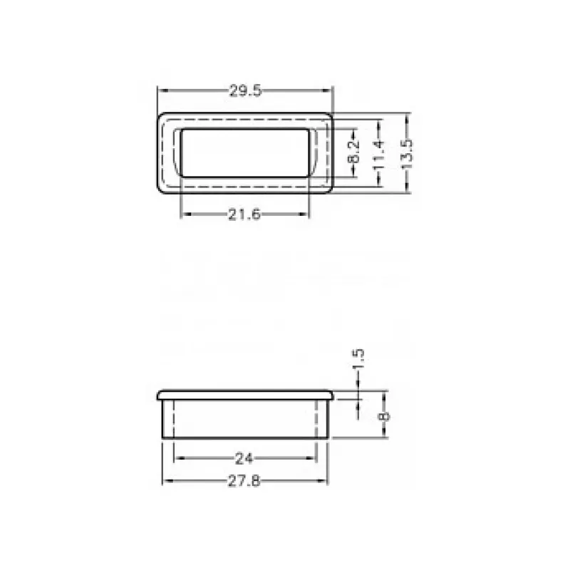 Buchsen-Schutzkappe DVI DeLOCK 60160