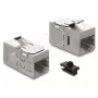 Keystone-Modul DELOCK 90757 flach RJ-45 Silber, 16,1×29,8×19,5 mm