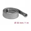 Geflechtschlauch DeLOCK 20825 1 m x 30 mm Grau