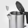 Severin WK 3489 elektrischer Wasserkocher 1 l 2400 W Schwarz, Silber
