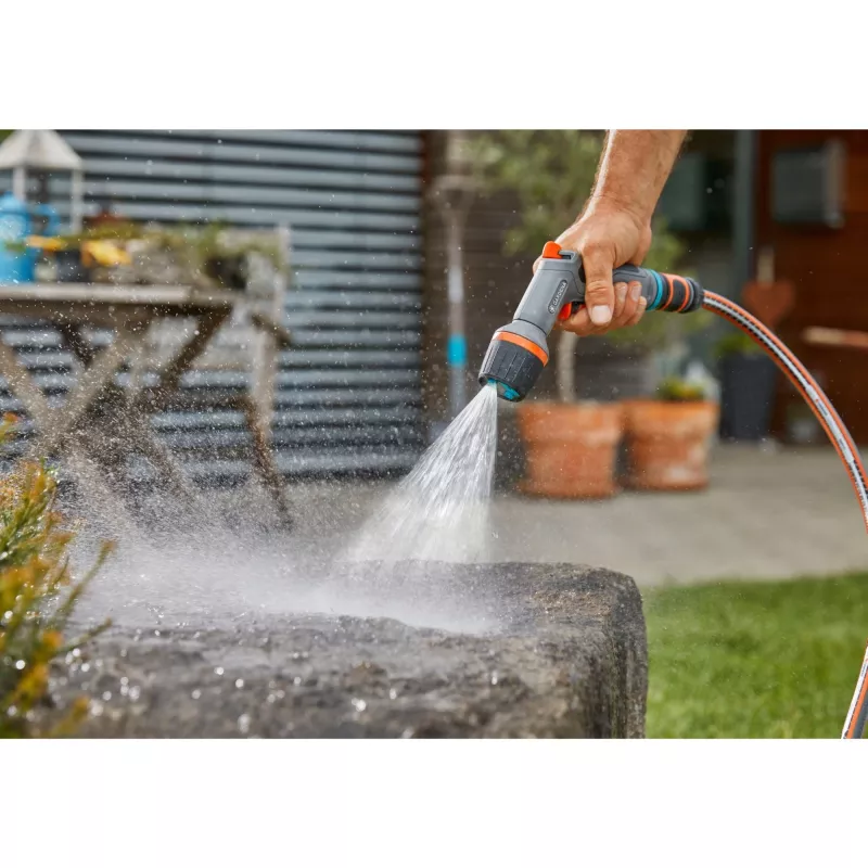 Comfort Reinigungsspritze ecoPulse, Sprühpistole Grau/Orange