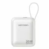 Powerbank Vention FHEN0 Lithium-Polymer 10000 mAh 35W USB-C 1-Port Weiß