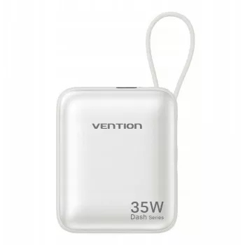 Powerbank Vention FHEN0 Lithium-Polymer 10000 mAh 35W USB-C 1-Port Weiß