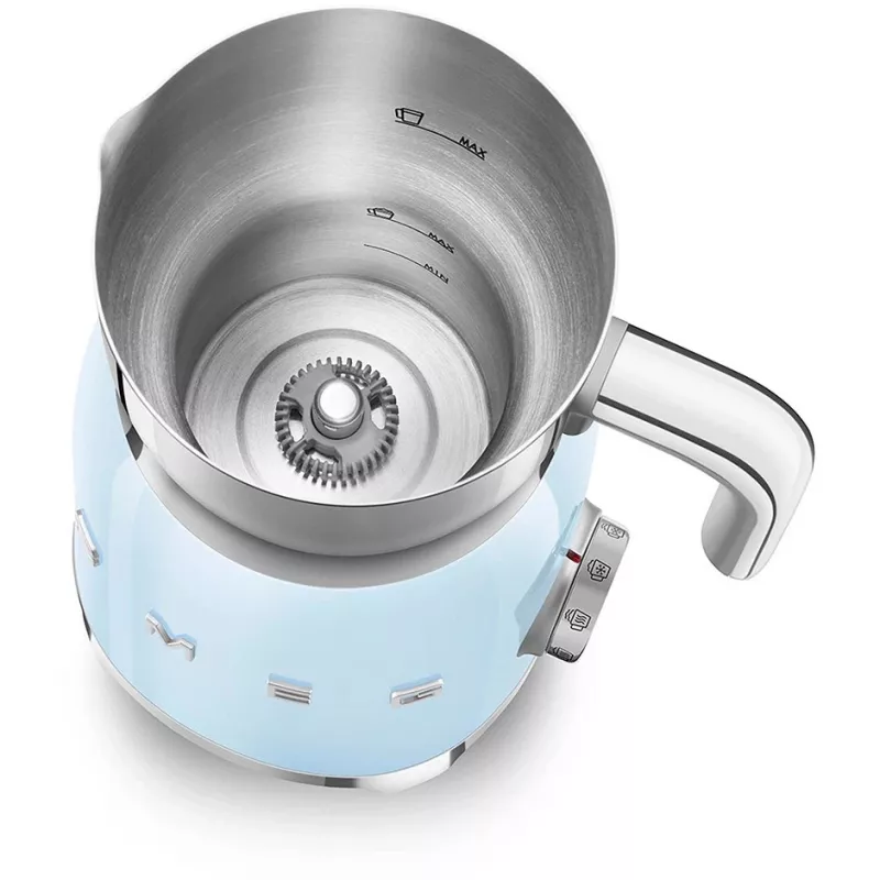 SMEG MFF11PBEU Milchaufschäumer 50 inchs Style Pastelblau