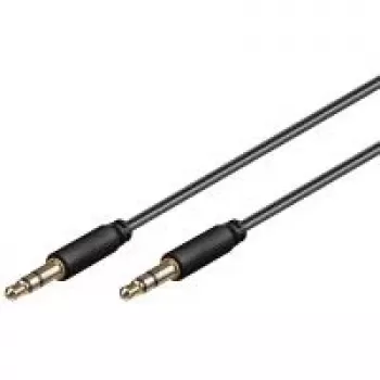 Wentronic Goobay 3,5 mm Klinken-Verbindungskabel, 2 m – 3,5 mm Klinkenstecker (3-polig, Stereo) > 3,5 mm Klinkenstecker (3-polig, Stereo) (69107)