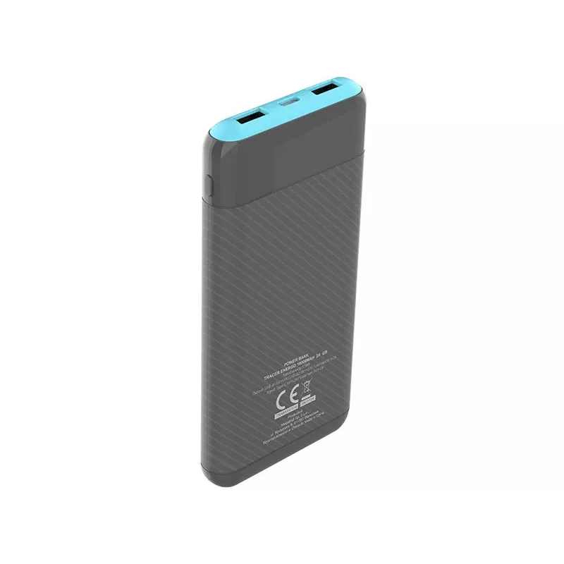PowerBank EnerGo 10000mAh grau-blau