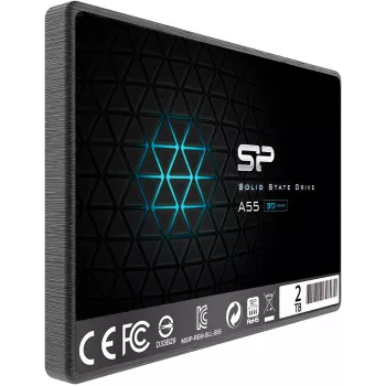 2,5 Zoll SATA III SSD Silicon Power Ace A55 — 2 TB, 560/530 MB/s, 3D-NAND