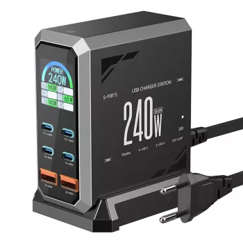 Blitzwolf BW-S31 2xUSB-A, 4xUSB-C, PD, 240W Netzwerkladegerät
