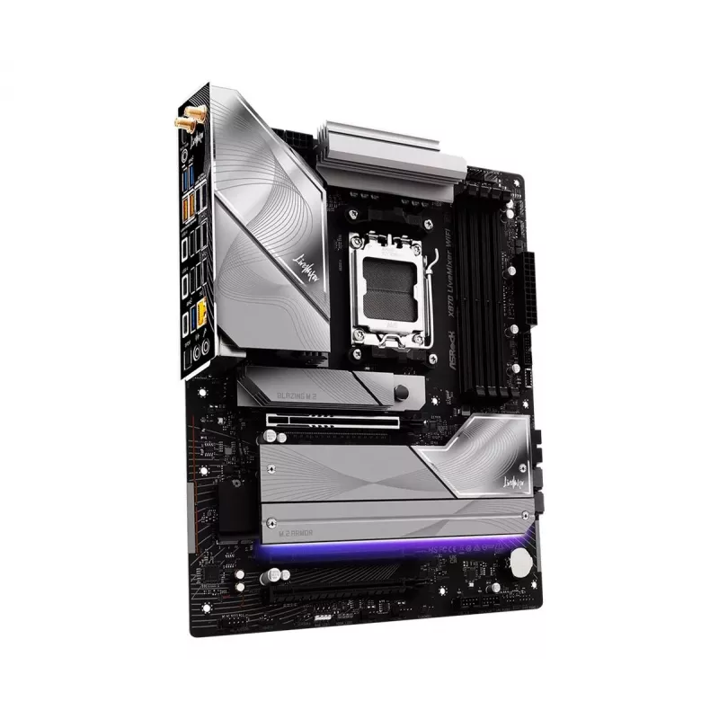 Motherboard ASROCK X870 (Sockel AM5, ATX, DDR5, 4 Speichersteckplätze, X870LIVEMIXERWIFI)