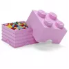 Storage Brick LEGO Room Copenhagen 4, pink — LEGO Aufbewahrungsstein 40031738, stapelbarer Behälter für Spielzeug und Textilien