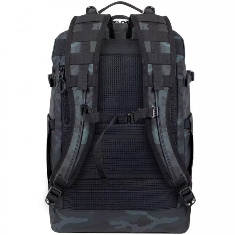 Rivacase Sherwood Rucksack Rucksack Camouflage, Navy Polyester, Polyurethan