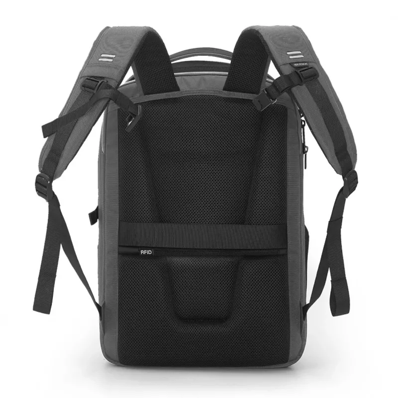 Backpack XDDESIGN Bizz Grau P705.932 – wasserabweisender, leichter City-Rucksack