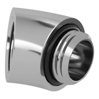 Barrow 45° Adapter G1/4 Außengewinde auf G1/4 Innengewinde, Silber, Modell TDWT45-V2 S