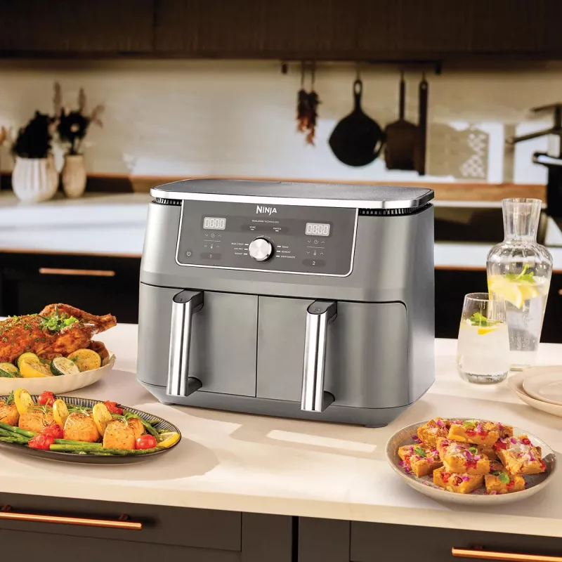Heißluftfritteuse Ninja DZ400EU 9,5 L 2470 W Grau Double