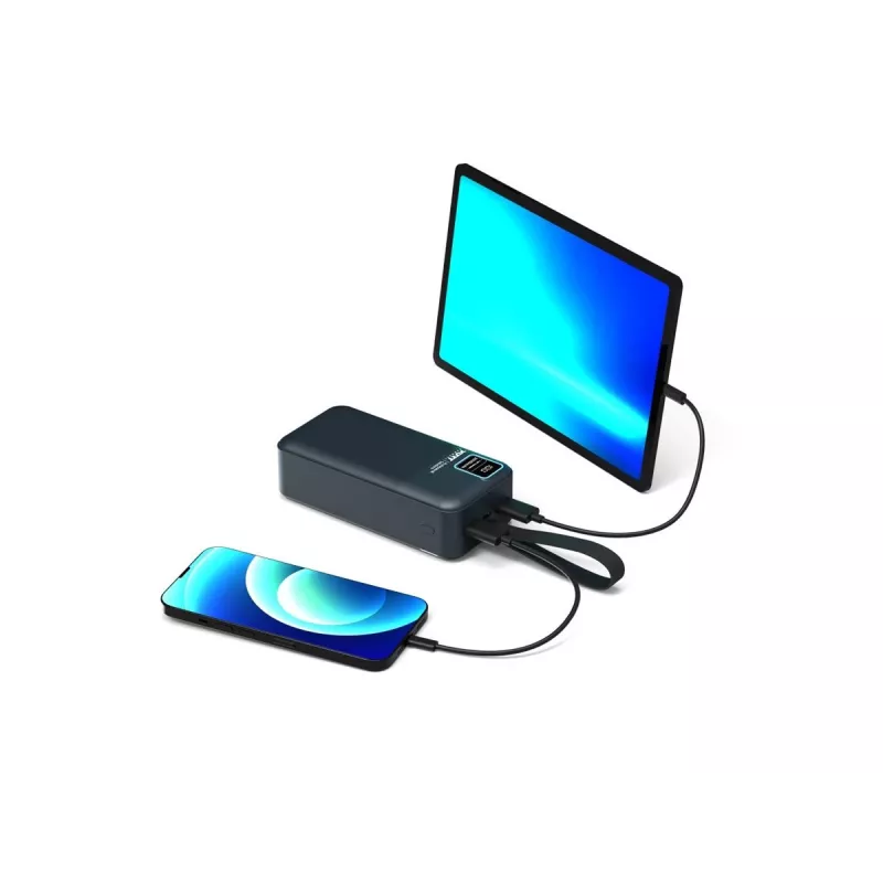 Tragbares Ladegerät Port Designs 907003 30000 mAh