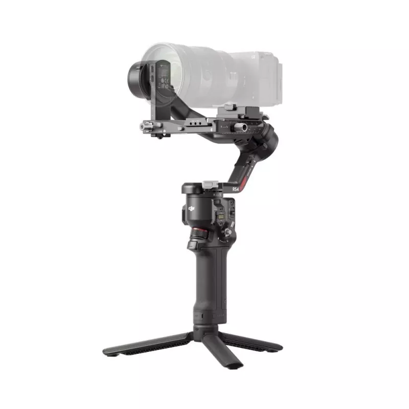 Handkamera-Stabilisator DJI RS4, Aluminiumgehäuse, 12h Akku, 1,066 kg, schwarz