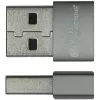Good Connections Adapter USB 2.0 Stecker A auf USB-C Buchse Aluminiumgehäuse Grau (USB-AD203)