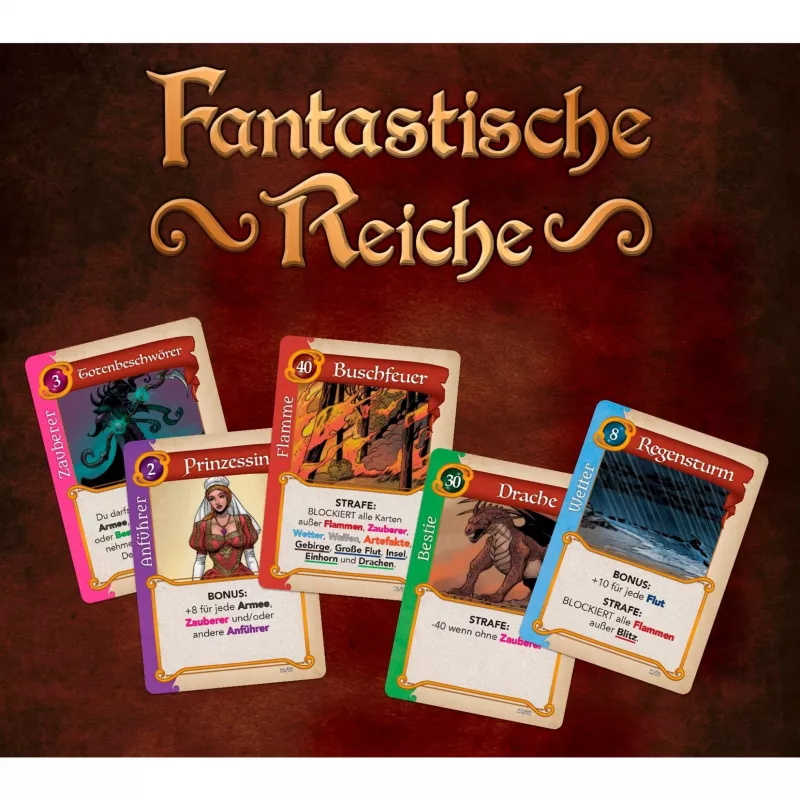 Fantastische Reiche, Kartenspiel