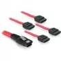 SATA-Kabel DeLOCK 83074 4x 1 m Rot