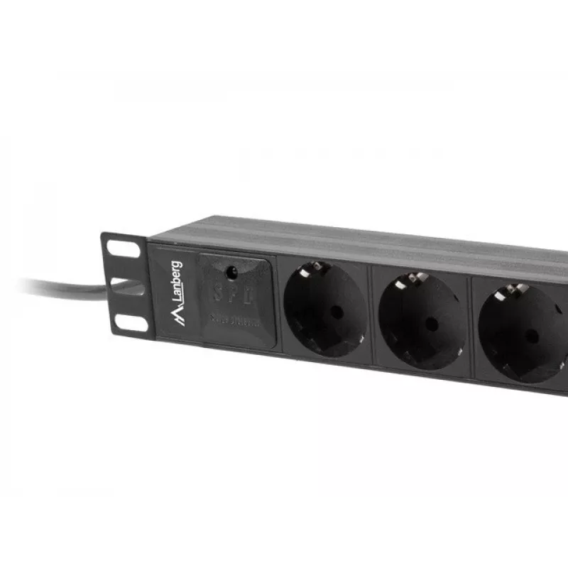 LANBERG POWER STRIP 10 RACK (1U, 16A, 3X SCHUKO)
