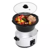 Adler AD 6413r Slow Cooker, 5,8L, Weiß