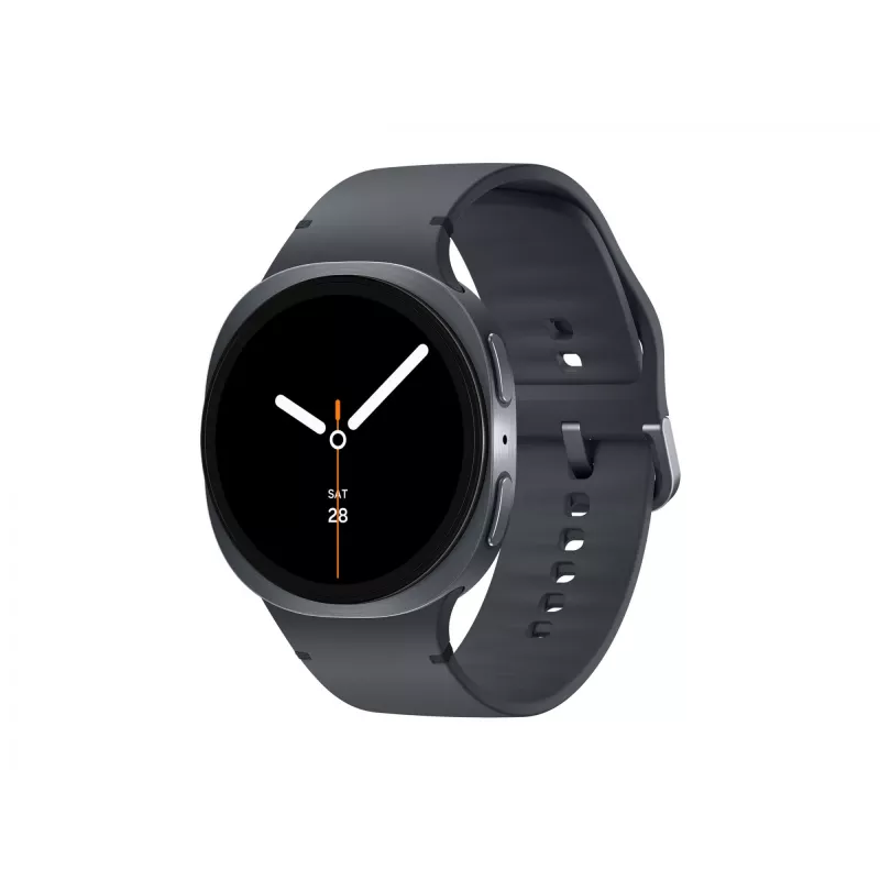 Samsung Galaxy Watch 8 3,81 cm (1,5 Zoll) AMOLED 44 mm Digital 480 x 480 Pixel Touchscreen Graphit Wi-Fi GPS (Satellit)