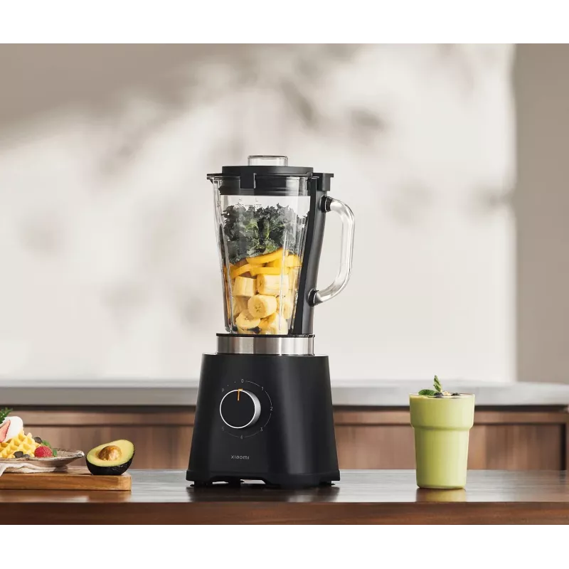 Küchenmixer Xiaomi BHR8936EU — 600 W, 1,75 L Schüssel, 5 Geschwindigkeiten, Drehregler, Edelstahlklingen, schwarz