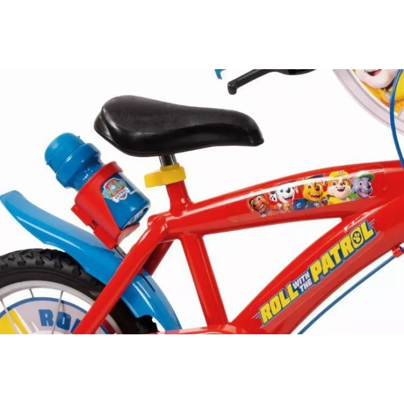Kinderfahrrad 14 Paw Patrol Rot 1478 Junge NEU TOIMSA