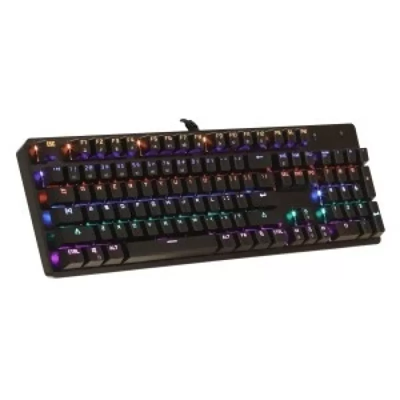 Mechanische Tastatur ART KLART AK-51 mit Blue-Switches, kompaktes Layout