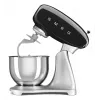50s Style SMF02BLEU Küchenmaschine 4,8 Liter Schwarz