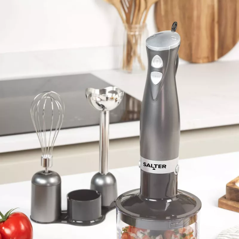 Salter EK2827GUNMETALFVDE Cosmos 3-in-1-Blender-Set