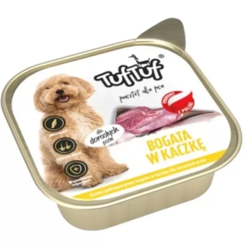 TUF TUF Alupak Entenpastete - Nassfutter für Hunde - 300g